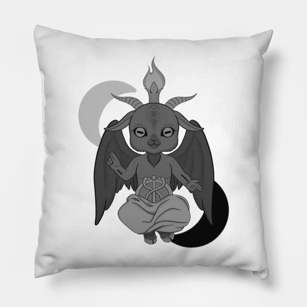 Baby’s First Baphomet Pillow by Meowlentine