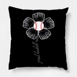 Proud Baseball Nana Gift - Funny Baseball Player Pillow