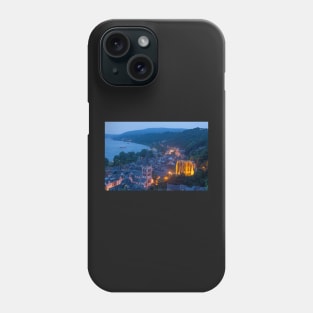 Old town, dusk, Bacharach, Middle Rhine, Rhine, evening Phone Case