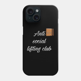 Antisocial lifting club Phone Case