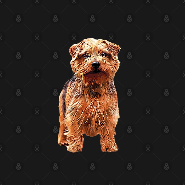 Norfolk Terrier by ElegantCat