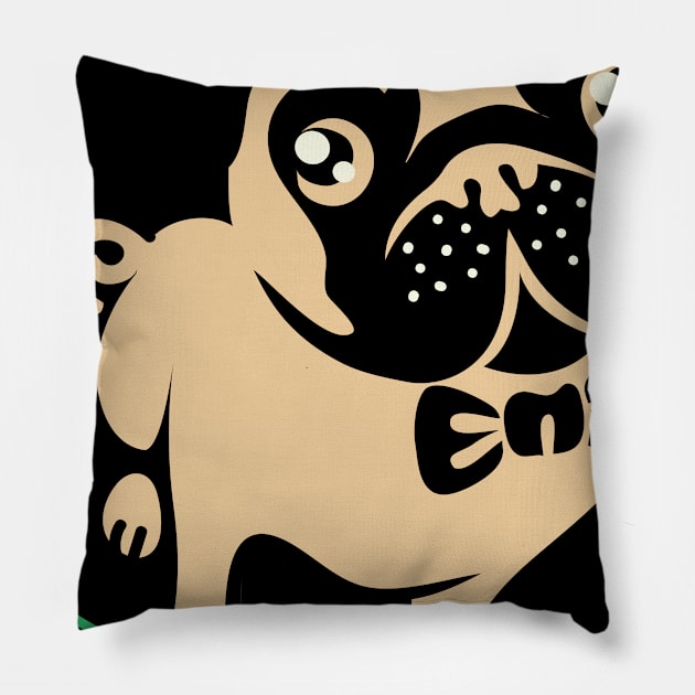 cute dog Pillow by nassmaa