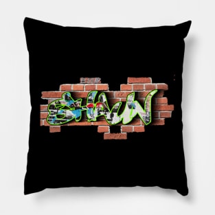 SHAUN Urban Street Graffiti Style Name Piece Pillow