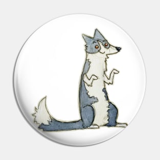 Border collie clever dog Pin