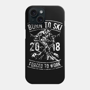 Born To Ski Phone Case