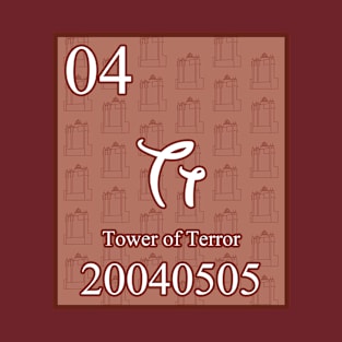 Disneriodic Ride Table - Hollywod Studios - Tower of Terror T-Shirt