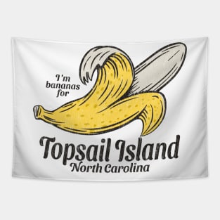 Topsail Island, NC Summertime Vacationing Going Bananas Tapestry