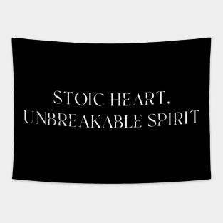 Stoic Mindset,Unstoppable Spirit Tapestry