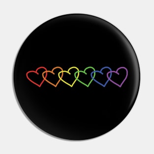 Pride hearts Pin