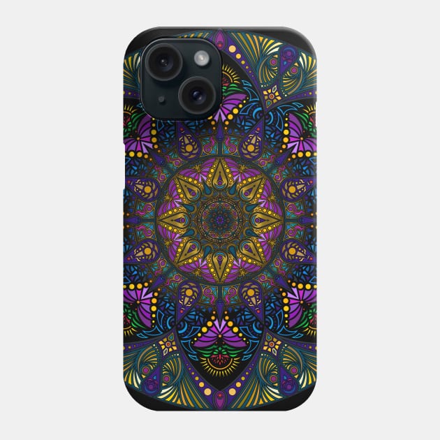 Sunshine and Butterflies Mandala Phone Case by Amanda Lucas