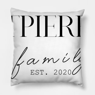 Stpierre Family EST. 2020, Surname, Stpierre Pillow