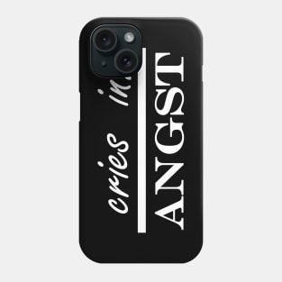 cries in angst Phone Case