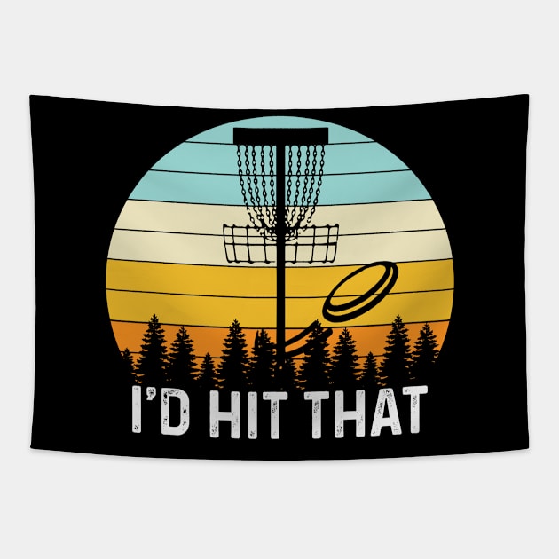 I'd Hit That Tapestry by Striking Metal Disc Golf