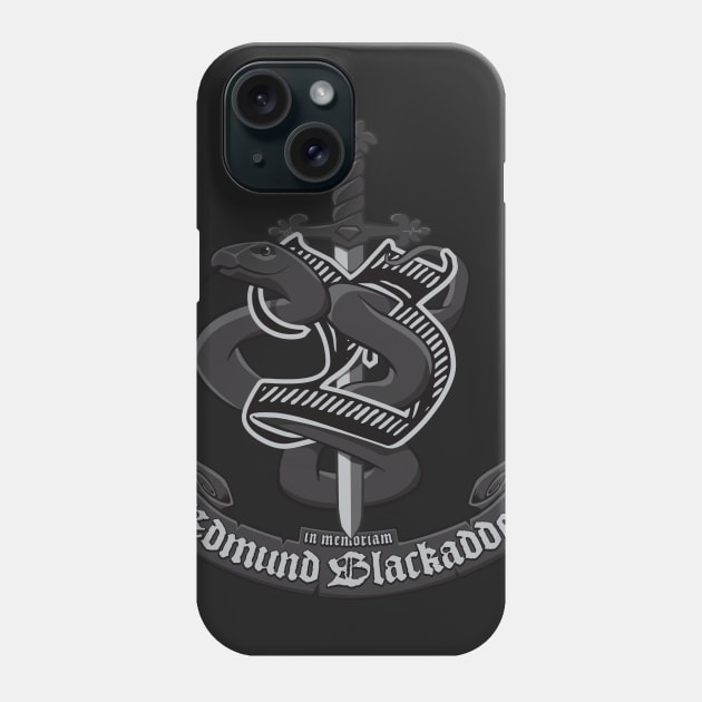 In Memoriam Edmund Blackadder Phone Case by kgullholmen