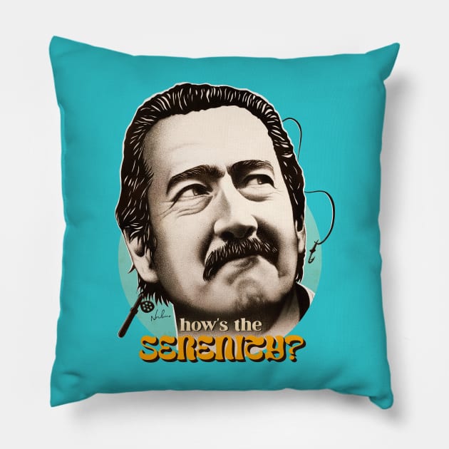 How's The Serenity? Pillow by nordacious