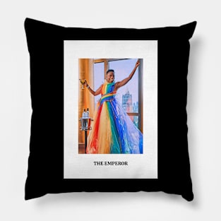 The Emperor Tarot Card - Billy Porter Pillow