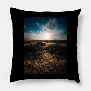 Golden Meadow Glow Pillow