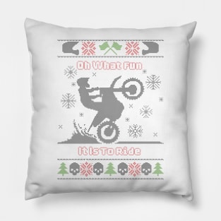 Moto Christmas Pillow