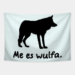 I'm A Wolf (Lingwa de Planeta) Tapestry