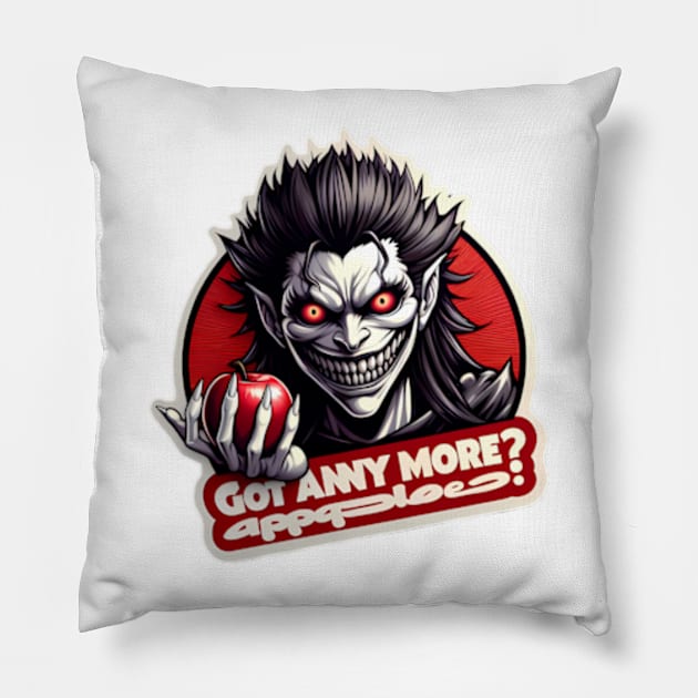 Ryuk's "Got any more apples? Pillow by Cuddle : Prints & Designs