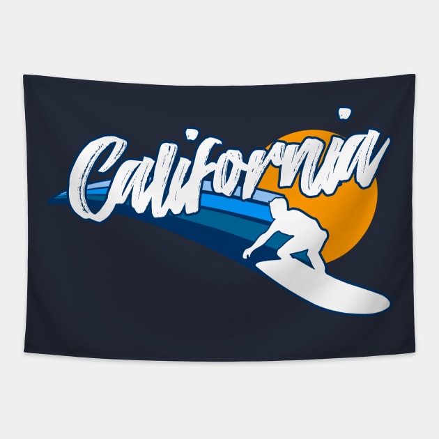 California Surf Tapestry by Styleuniversal