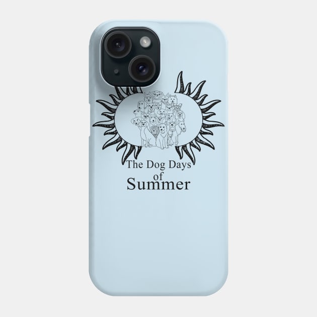 dog days of summer 20 Phone Case by Omarzone