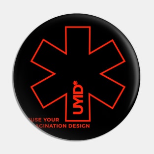 UYID* Use Your Imagination Design Asterisk Pin