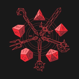 Dungeons & Dragons - Choose Your Red Weapon T-Shirt