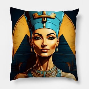 Queen Nefertiti Art Pillow