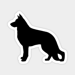 German Shepherd Dog Silhouette Magnet