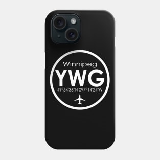 YWG, Winnipeg James Armstrong Richardson International Airport Phone Case
