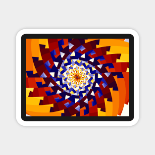 Fractal Pattern 002 Magnet