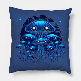 Meanies Azul Pillow