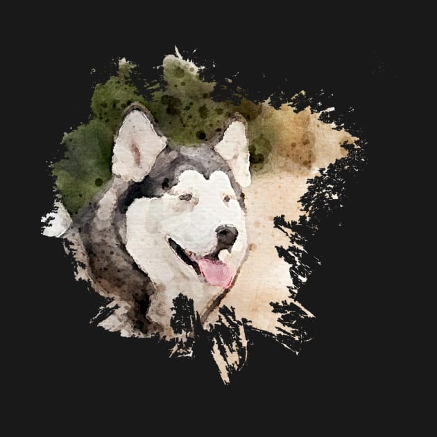 alaskan malamute by OMARMAH