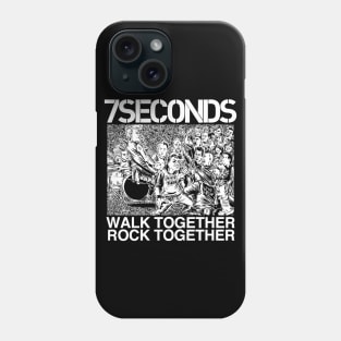 7 Seconds Walk Together Rock Together White Phone Case