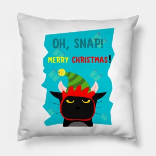 Oh, Snap! Merry Christmas! Pillow