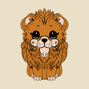 Cute lion chibi style T-Shirt