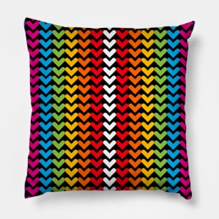 LOV rainbow pattern, version one Pillow