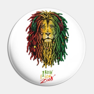 Iron Lion of Zion Pin