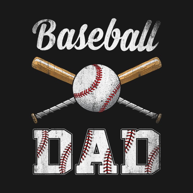 Baseball Dad - Fathers Day, Baseball Lovers by urlowfur