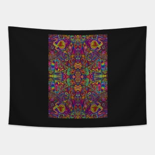 Psychedelic Abstract colourful work 128 Tapestry