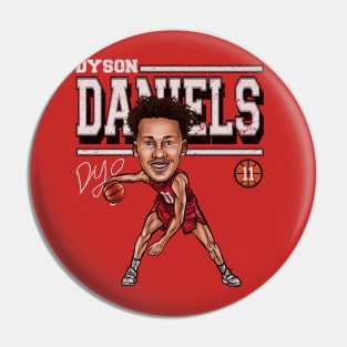 Dyson Daniels New Orleans Cartoon Pin