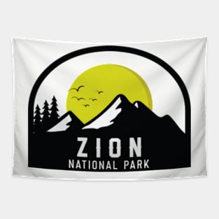 Zion National Park - Authentic Badge Tapestry