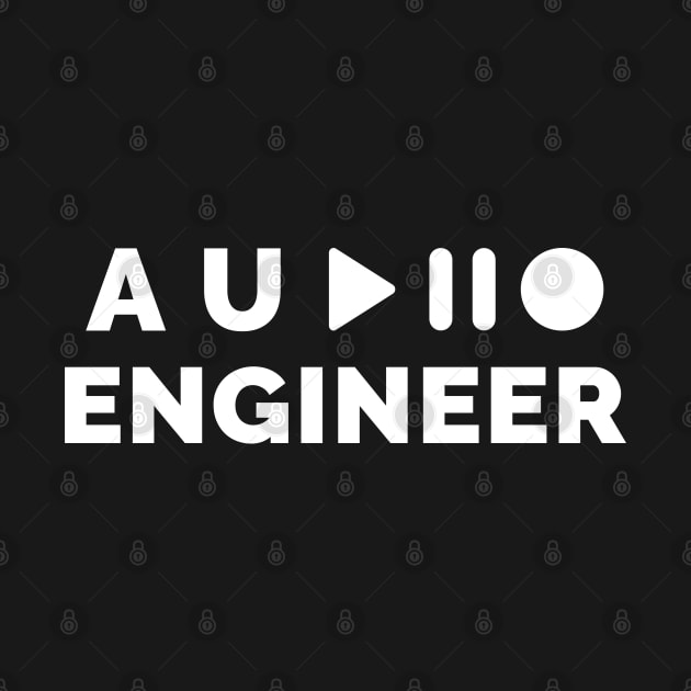 audio engineer White by Stellart