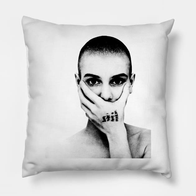 Sinead O'connor // Vintage Style Design Pillow by Indanafebry