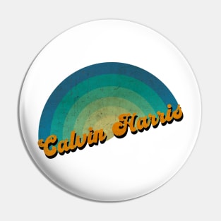 vintage retro Calvin Harris Pin