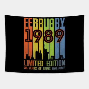 February 1989 35 Years Of Being Awesome Limited Edition Tapestry