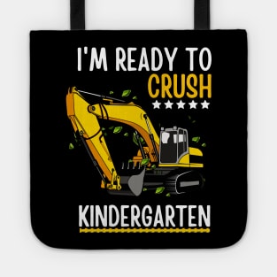 Crush Kindergarten Dabbing Back to School Girls Gift Tote