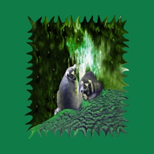 Lemurs on the Emerald Green Knolls T-Shirt