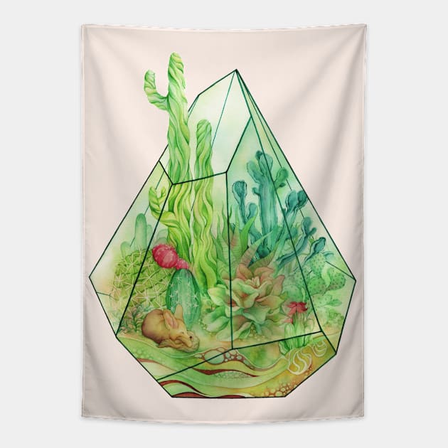 DeserTerrarium Tapestry by FarynHughes